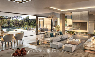 Moderna villa de lujo de nueva construcción en venta en un prestigioso resort de golf en San Roque, Costa del Sol 781514 