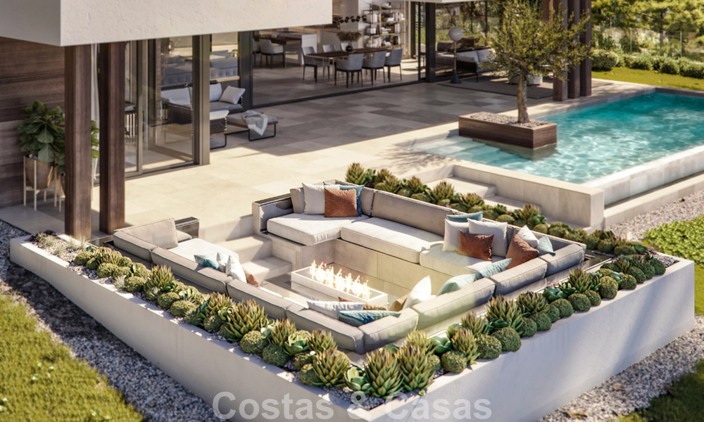 Moderna villa de lujo de nueva construcción en venta en un prestigioso resort de golf en San Roque, Costa del Sol 781515