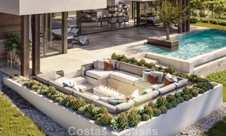 Moderna villa de lujo de nueva construcción en venta en un prestigioso resort de golf en San Roque, Costa del Sol 781515 