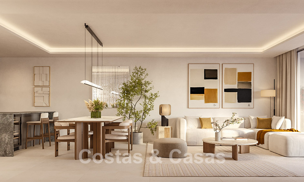 Apartamentos nuevos sobre plano en venta a un paso del mar en Benalmádena, Costa del Sol 781530