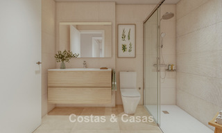 ¡Lanzamiento! Elegantes apartamentos de obra nueva en venta con vistas panorámicas al mar cerca del centro de Estepona 781385 