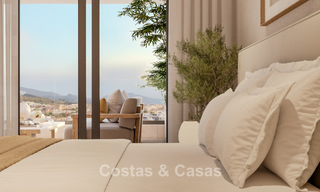 ¡Lanzamiento! Elegantes apartamentos de obra nueva en venta con vistas panorámicas al mar cerca del centro de Estepona 781389 
