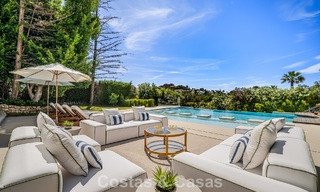 Villa de lujo de vanguardia, lista para entrar a vivir, en venta en el Valle del Golf de Nueva Andalucía, Marbella 781697 