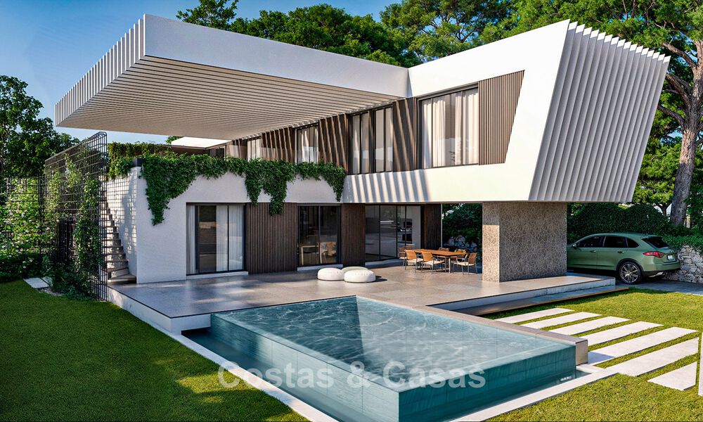 Villa de diseño sofisticado en venta en la Nueva Milla de Oro, entre Marbella y Estepona 781641