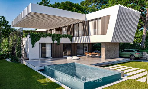 Villa de diseño sofisticado en venta en la Nueva Milla de Oro, entre Marbella y Estepona 781641