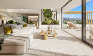 ¡Nuevo en el mercado! Villas de diseño de alta tecnología en venta en un codiciado entorno de golf cerca del centro de Estepona 781761 