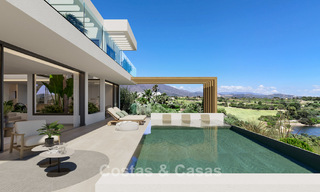 ¡Nuevo en el mercado! Villas de diseño de alta tecnología en venta en un codiciado entorno de golf cerca del centro de Estepona 781763 