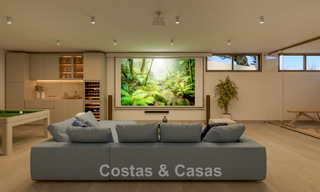 ¡Nuevo en el mercado! Villas de diseño de alta tecnología en venta en un codiciado entorno de golf cerca del centro de Estepona 781765 