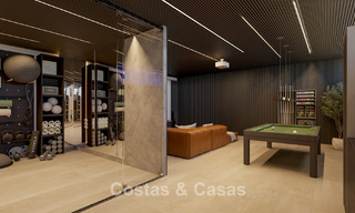 ¡Nuevo en el mercado! Villas de diseño de alta tecnología en venta en un codiciado entorno de golf cerca del centro de Estepona 781771 