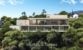 Villa de diseño vanguardista y de alta gama con vistas despejadas al mar en venta en las colinas de Marbella - Benahavís 781701 