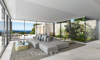 Villa de diseño vanguardista y de alta gama con vistas despejadas al mar en venta en las colinas de Marbella - Benahavís 781705 