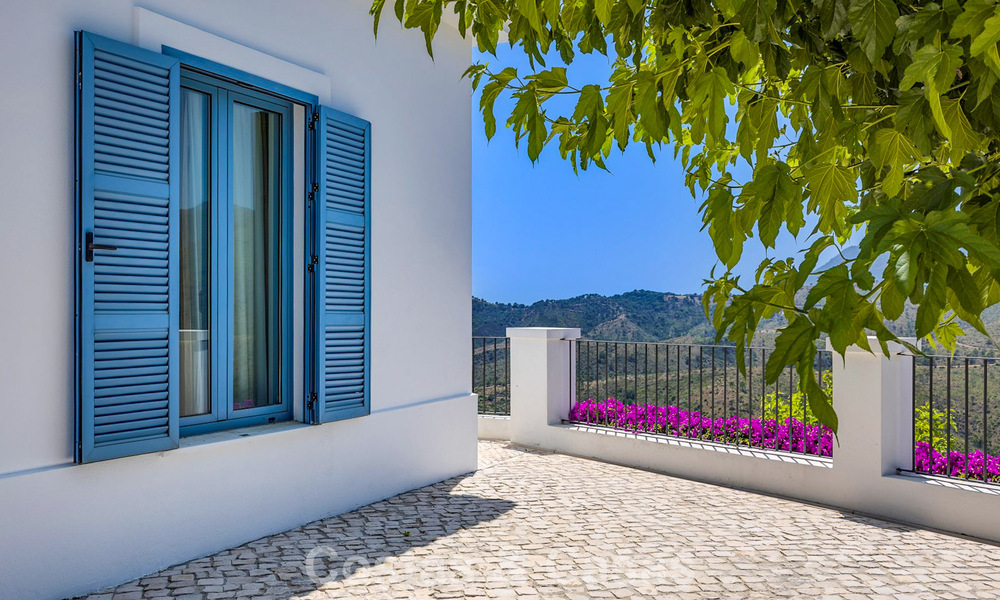 Casa mediterránea con impresionantes vistas al mar en venta en Benahavís, Marbella 781807