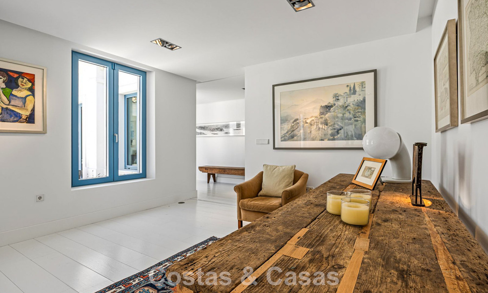 Casa mediterránea con impresionantes vistas al mar en venta en Benahavís, Marbella 781809