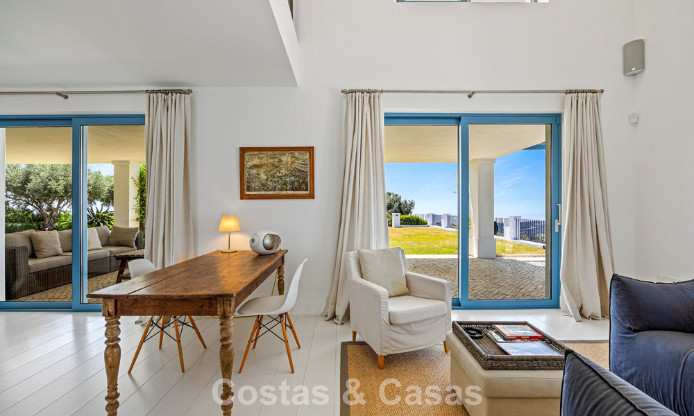 Casa mediterránea con impresionantes vistas al mar en venta en Benahavís, Marbella 781823