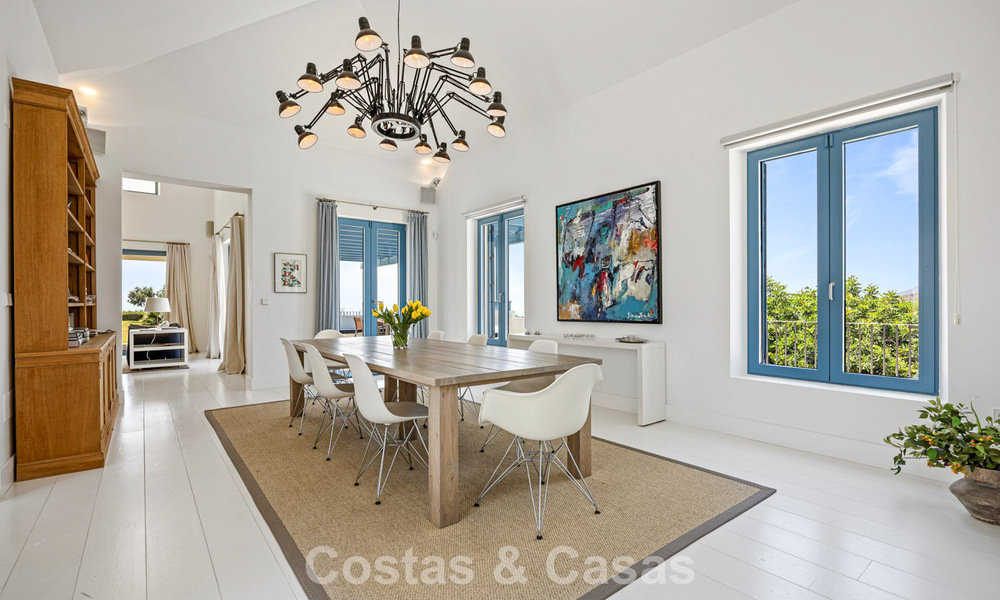 Casa mediterránea con impresionantes vistas al mar en venta en Benahavís, Marbella 781829
