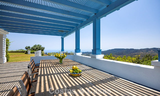 Casa mediterránea con impresionantes vistas al mar en venta en Benahavís, Marbella 781831 