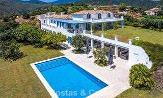 Casa mediterránea con impresionantes vistas al mar en venta en Benahavís, Marbella 781832 