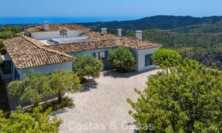 Casa mediterránea con impresionantes vistas al mar en venta en Benahavís, Marbella 781833 