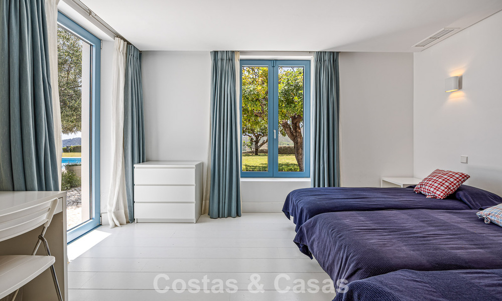 Casa mediterránea con impresionantes vistas al mar en venta en Benahavís, Marbella 781834