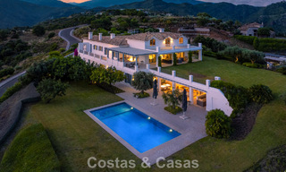 Casa mediterránea con impresionantes vistas al mar en venta en Benahavís, Marbella 781842 