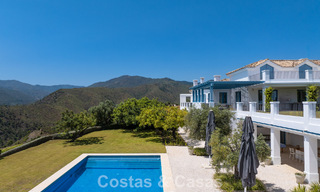 Casa mediterránea con impresionantes vistas al mar en venta en Benahavís, Marbella 781854 