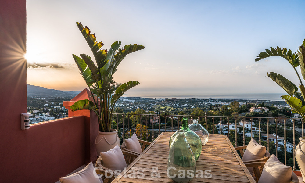 Ático dúplex listo para entrar a vivir con impresionantes vistas al mar en venta en Marbella - Benahavís 782393