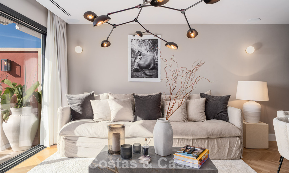 Ático dúplex listo para entrar a vivir con impresionantes vistas al mar en venta en Marbella - Benahavís 782397