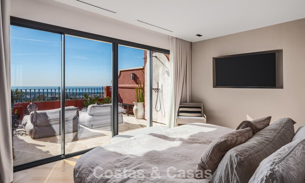 Ático dúplex listo para entrar a vivir con impresionantes vistas al mar en venta en Marbella - Benahavís 782403