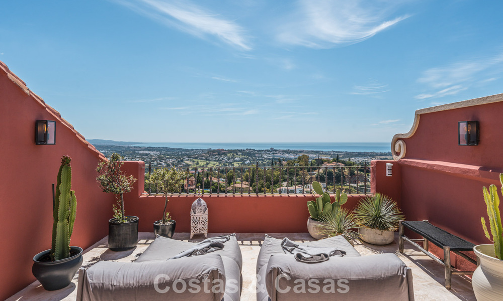 Ático dúplex listo para entrar a vivir con impresionantes vistas al mar en venta en Marbella - Benahavís 782414