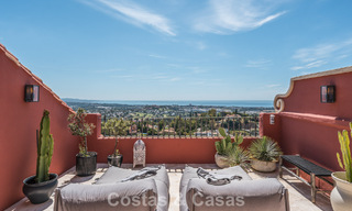 Ático dúplex listo para entrar a vivir con impresionantes vistas al mar en venta en Marbella - Benahavís 782414 