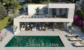 Villa de lujo de nueva construcción con vistas al mar en venta en una zona verde al este del centro de Málaga 782534 
