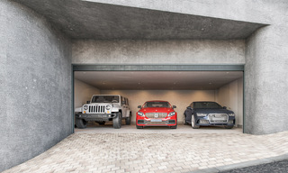 Villa de lujo de nueva construcción con vistas al mar en venta en una zona verde al este del centro de Málaga 782537 