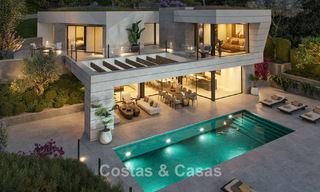Villa de lujo de nueva construcción con vistas al mar en venta en una zona verde al este del centro de Málaga 782544 