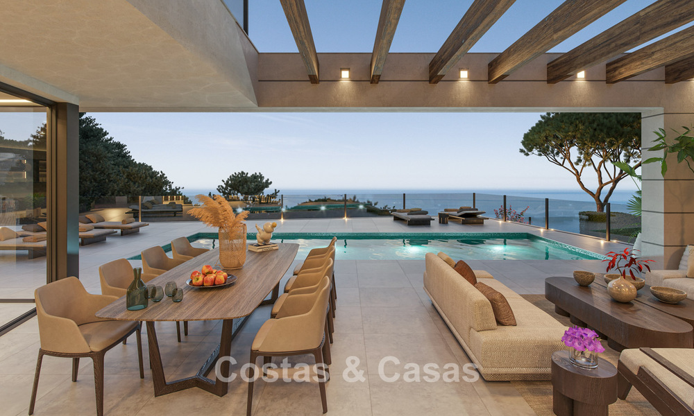 Villa de lujo de nueva construcción con vistas al mar en venta en una zona verde al este del centro de Málaga 782545
