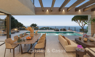 Villa de lujo de nueva construcción con vistas al mar en venta en una zona verde al este del centro de Málaga 782545 