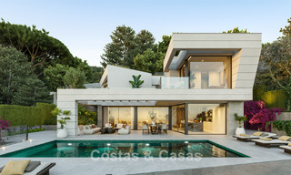 Villa de lujo de nueva construcción con vistas al mar en venta en una zona verde al este del centro de Málaga 782546 