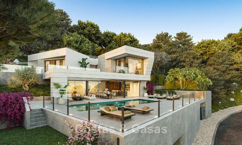 Villa de lujo de nueva construcción con vistas al mar en venta en una zona verde al este del centro de Málaga 782548