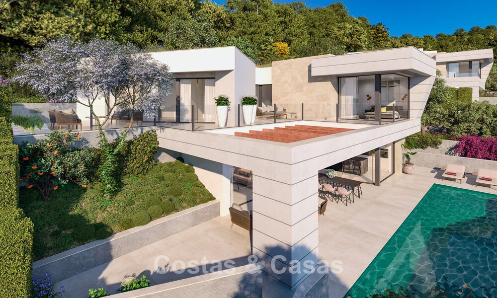 Sofisticada villa de obra nueva con vistas al mar en venta en una nueva urbanización cerrada al este de Málaga 782561