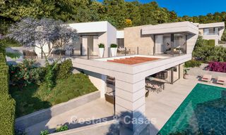 Sofisticada villa de obra nueva con vistas al mar en venta en una nueva urbanización cerrada al este de Málaga 782561 
