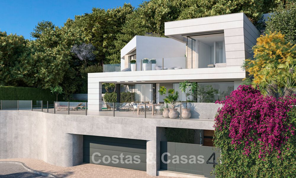 Villa de lujo de nueva construcción con vistas al mar en venta en una zona verde al este del centro de Málaga 782564