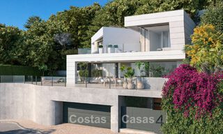 Villa de lujo de nueva construcción con vistas al mar en venta en una zona verde al este del centro de Málaga 782564 