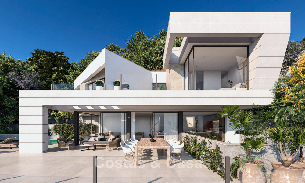 Villa de lujo de nueva construcción con vistas al mar en venta en una zona verde al este del centro de Málaga 782565
