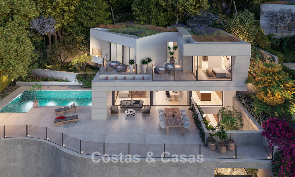 Villa de lujo de nueva construcción con vistas al mar en venta en una zona verde al este del centro de Málaga 782568