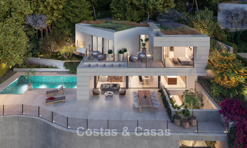 Villa de lujo de nueva construcción con vistas al mar en venta en una zona verde al este del centro de Málaga 782568