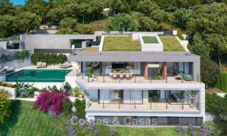 Villa de diseño de obra nueva con vistas al mar en venta en una zona residencial cerrada al este de Málaga centro 782571 