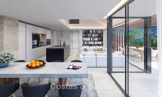 Villa de diseño de obra nueva con vistas al mar en venta en una zona residencial cerrada al este de Málaga centro 782573 