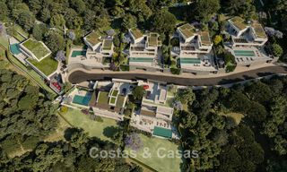 Moderna villa de obra nueva con vistas panorámicas al mar en venta, rodeada de vegetación al este del centro de Málaga 782575 