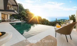 Lanzamiento. Villa moderna de lujo sobre plano con arquitectura innovadora en venta al este del centro de Málaga 782588 