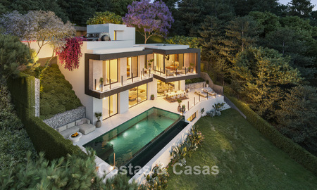 Lanzamiento. Villa moderna de lujo sobre plano con arquitectura innovadora en venta al este del centro de Málaga 782589
