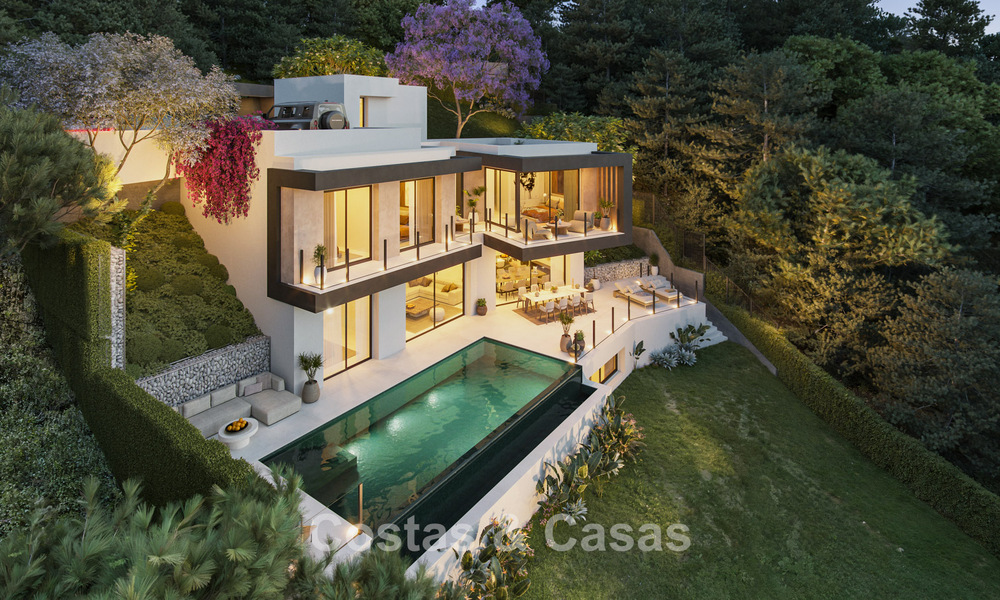 Lanzamiento. Villa moderna de lujo sobre plano con arquitectura innovadora en venta al este del centro de Málaga 782589